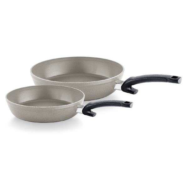 Pfannen-Set Ceratal Comfort in grau aus Metall