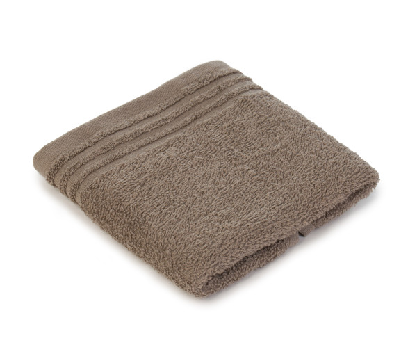 Gästetuch HAMBURG taupe in taupe aus Baumwolle