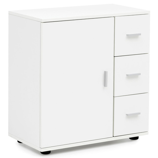 Badschrank in weiß aus Holz
