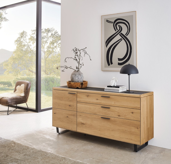 Sideboard witlake TIRANO in Wildeiche aus Massivholz