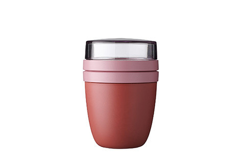 Lunchpot ELLIPSE in pink aus Kunststoff
