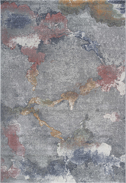Teppich ARGENTUM in grau aus Polypropylen