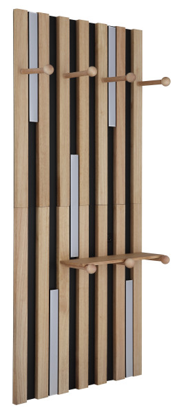 Wandleuchte DUANE in schwarz aus Metall