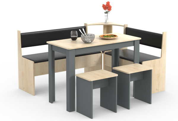 Eckbank ESAL aus Dekor