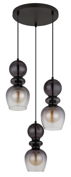 Hängeleuchte CLARITY in schwarz aus Metall