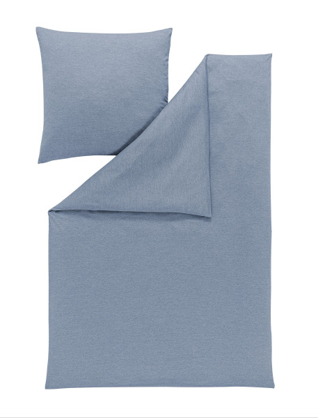 Bettwäsche TAKOMA Mako-Jersey in taupe aus Baumwolle