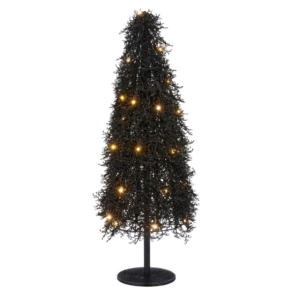 Weihnachtsbaum in schwarz aus Kunststoff
