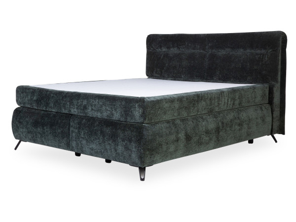 Boxspringbett Rolf Weber CHORIN in dark green aus Stoff