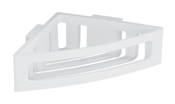 Eckablage TURBO-LOC® BRALIA in weiß aus Kunststoff
