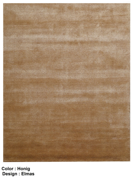 Teppich ELMAS in Honig aus Mischgewebe