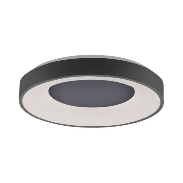 Deckenleuchte LED ROUND in grau aus Kunststoff