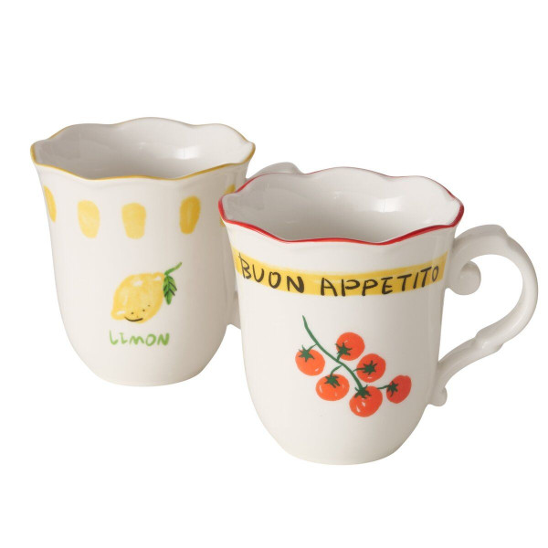 Kaffeebecher APPETITO in mehrfarbig aus Bone China