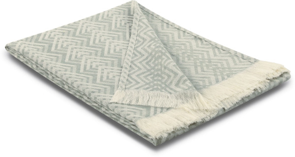 Plaid CAMEO mint in mint aus Mischgewebe