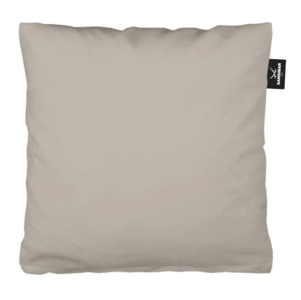 Kissenbezug SANSIBAR Jersey in taupe aus Mischgewebe