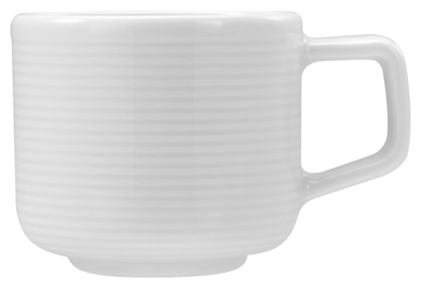 Espressoobertasse SESSION in weiß aus Porzellan