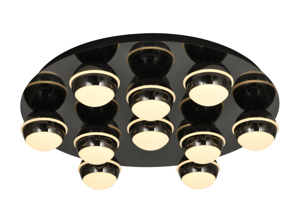 Deckenleuchte BIARRITZ in schwarz aus Metall