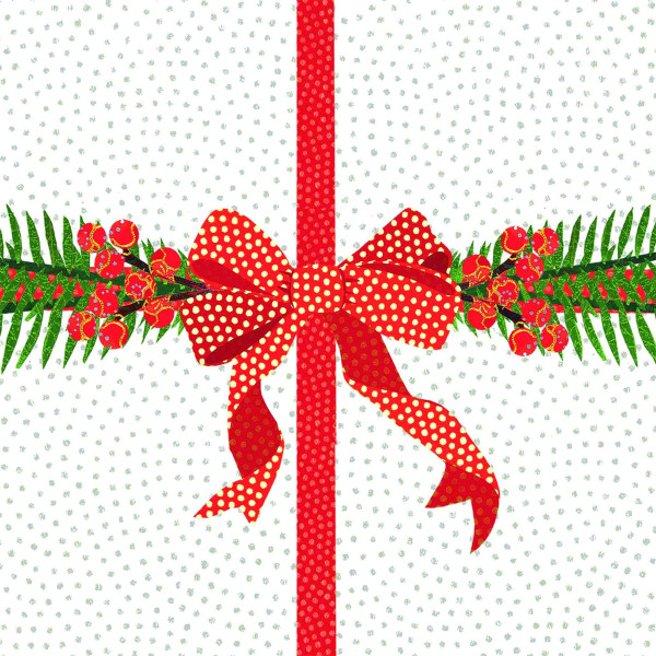 Servietten All WRAPPED Up in weiß aus Papier