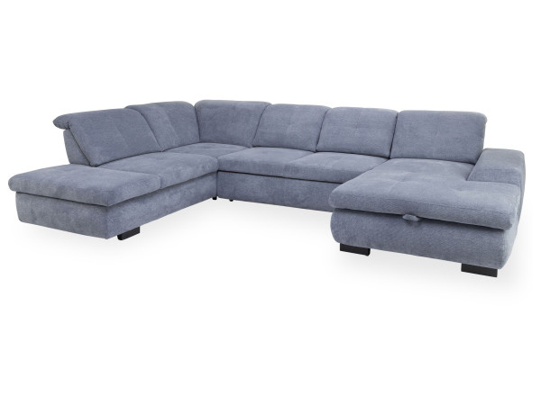 Polsterecke SYSTEMPOLSTER MACAO in grey aus Stoff