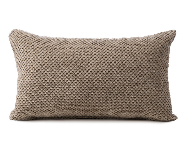 Kissen SVEN taupe in taupe aus Polyester