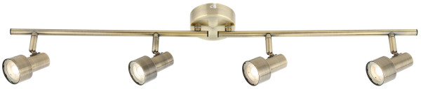 Strahler in bronzefarben aus Metall