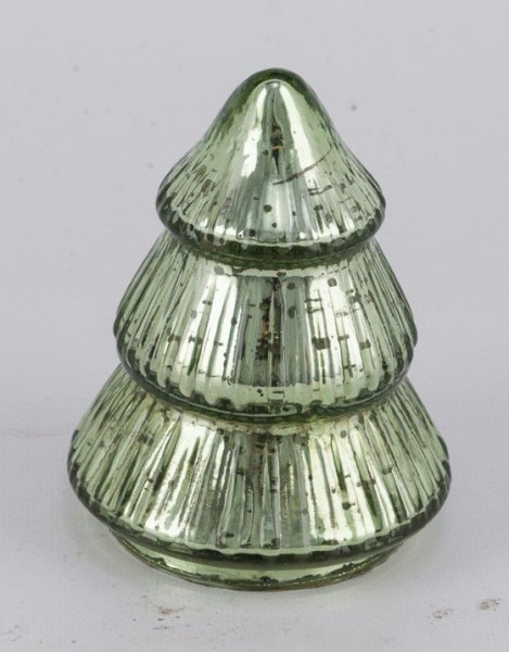 Weihnachtsbaum in grün aus Glas