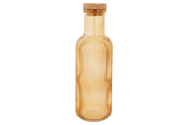 Flasche RAYA in ocker aus Glas