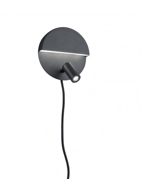 Wandleuchte MARIO in schwarz aus Metall