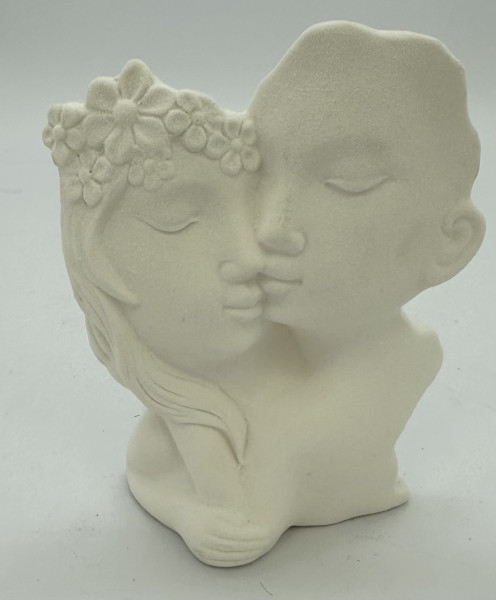 Dekoobjekt COUPLE in weiß aus Keramik