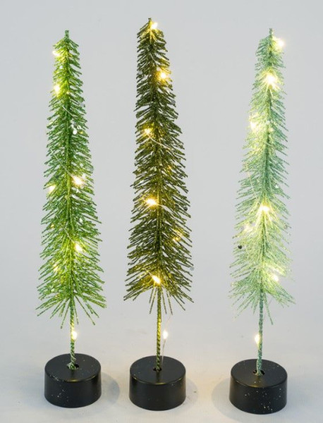 Weihnachtsbaum DRAHT LED in grün aus Kunststoff