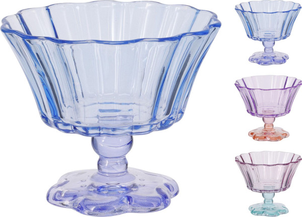 Eisschale PALMA in mehrfarbig aus Glas