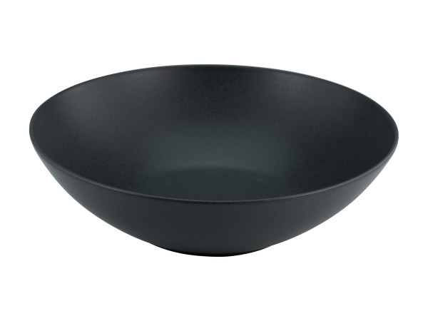 Schüssel SOFT TOUCH in schwarz aus Steinzeug
