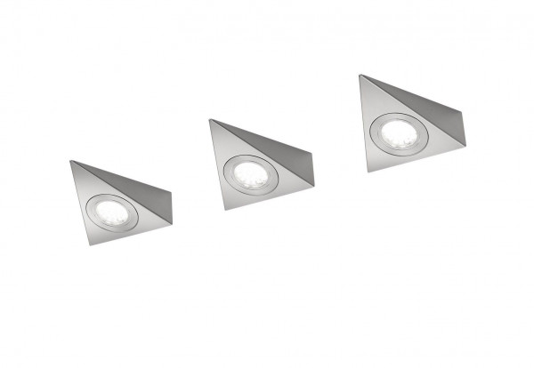 Unterbauleuchte ECCO in Nickel aus Metall