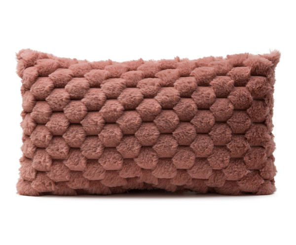 Kissen CARMEN altrosa in Altrosa aus Polyester