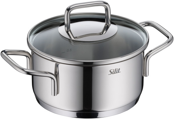 Bratentopf SILIT EXTRA COOK in silberfarben aus Metall