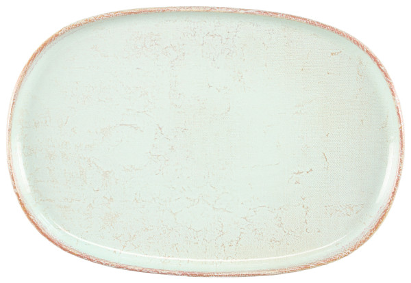 Servierplatte UNO in mint aus Steinzeug