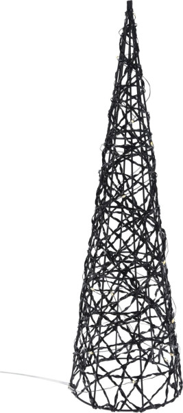 Pyramide LED in schwarz