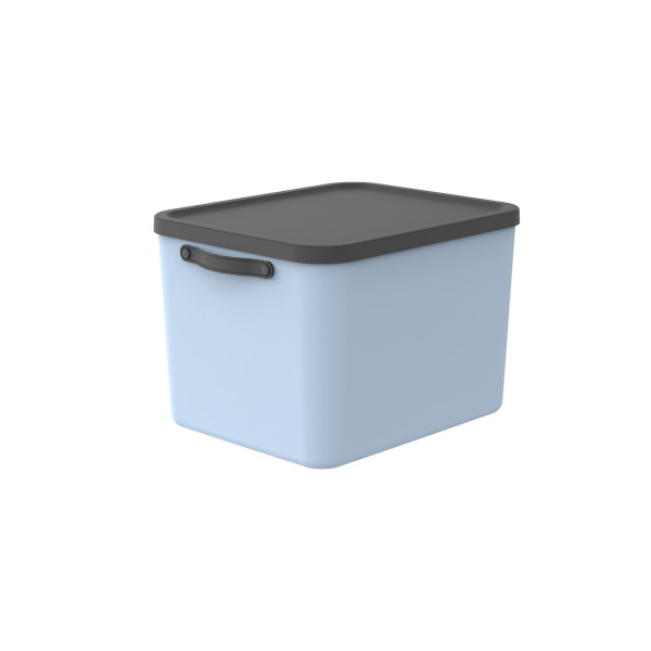 Aufbewahrungsbox MYTHEN in blau aus Polypropylen