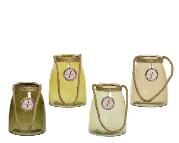 Vase GUATEMALA in mehrfarbig aus Glas