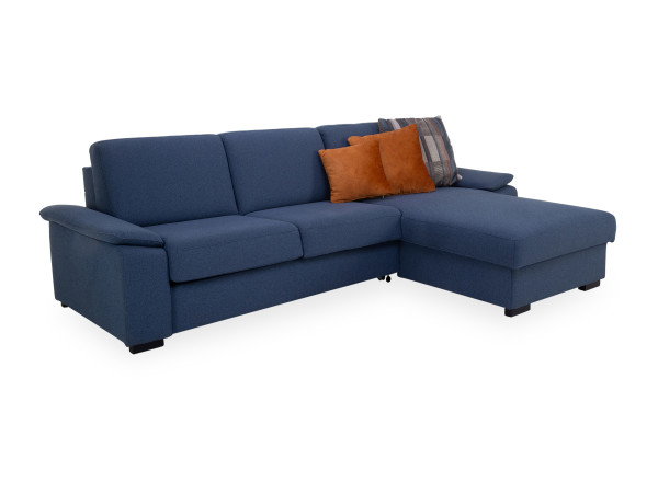 Polsterecke Elastoform RIKE in blau aus Stoff