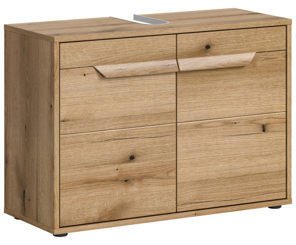 Waschbeckenunterschrank ZENO in Eiche aus Dekor