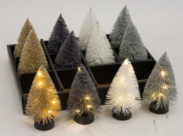 Weihnachtsbaum DRAHT LED in weiß aus Kunststoff