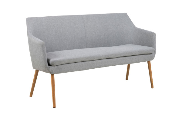 Sofabank Nora Eiche grau (BHT 159x86x56 cm)