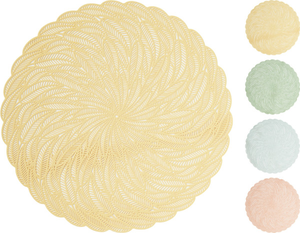 Tischset in bunt aus Polyvinyl