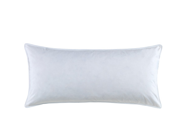 Kopfkissen ELVY in weiß aus Daune/Feder
