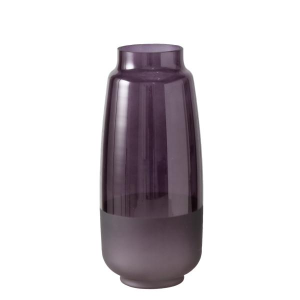 Vase NORA in schwarz aus Glas