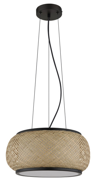 Hängeleuchte BAMBORA in schwarz aus Metall
