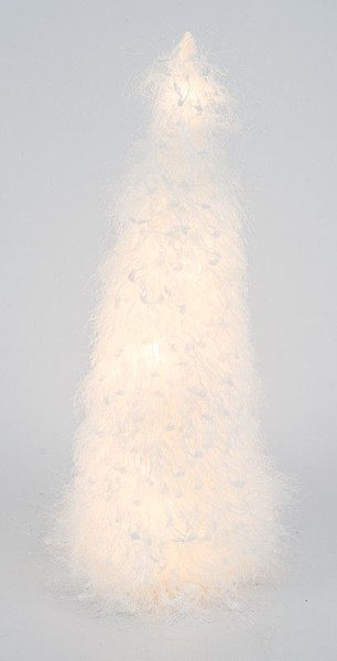 Weihnachtsbaum LED in weiß aus Kunststoff