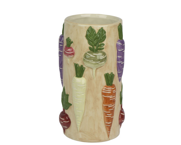 Vase VEGGIE in mehrfarbig aus Dolomit