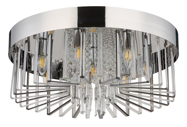 Deckenleuchte KIRINA in chrom aus Metall