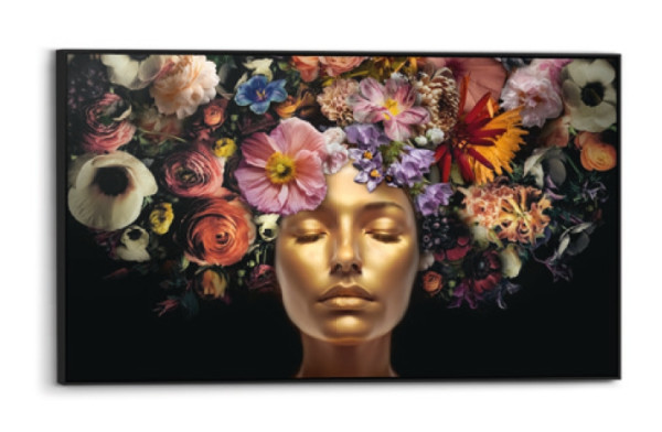 Bild SERENE GOLDEN in mehrfarbig aus Materialmix